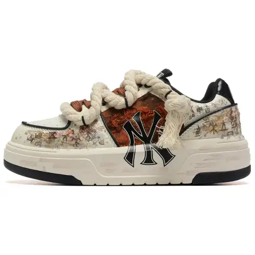 MLB Chunky Liner Skateboard Shoes Unisex Low Top White