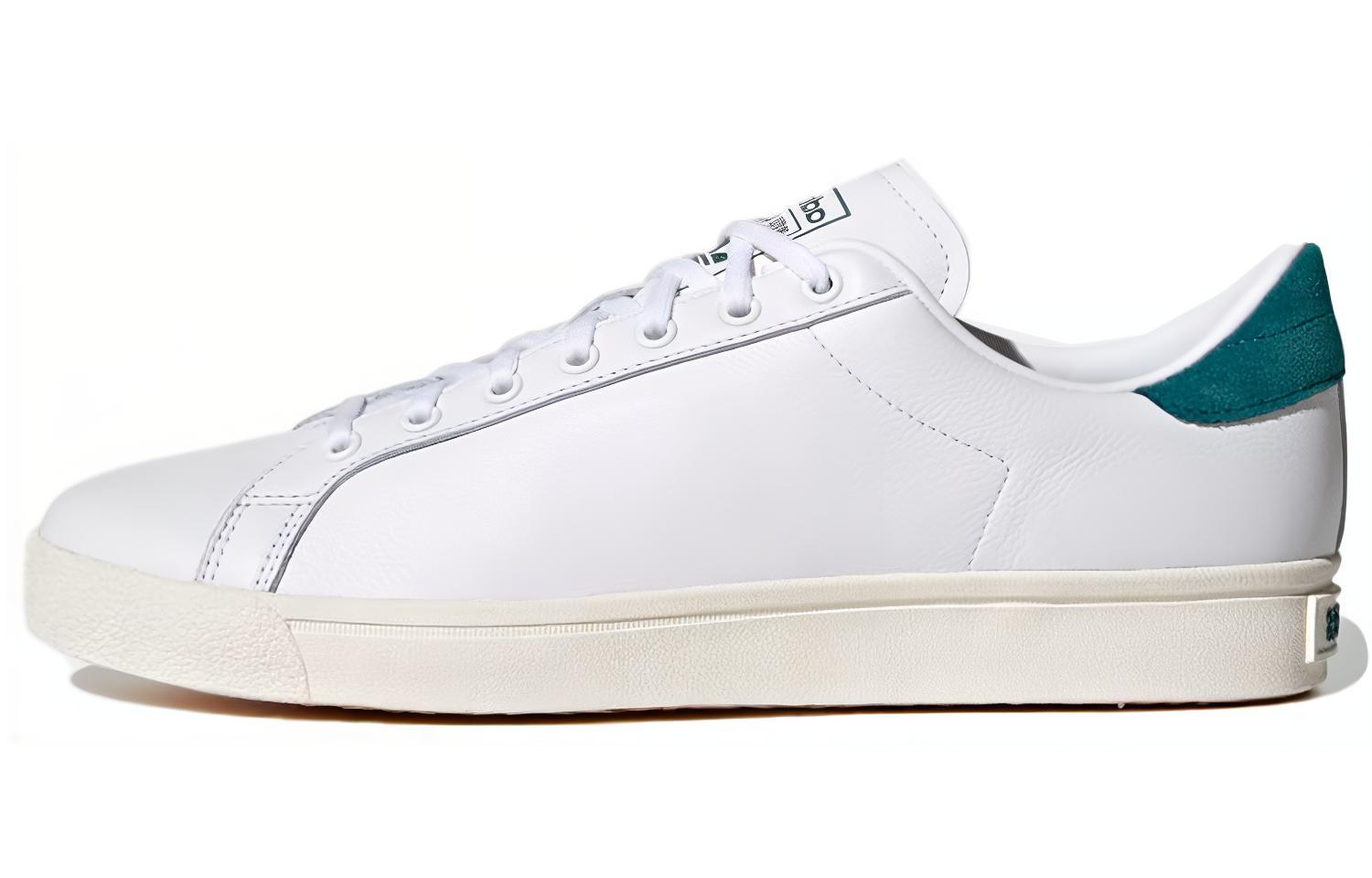 Мужские кеды adidas originals Rod Laver (бело-зеленые)