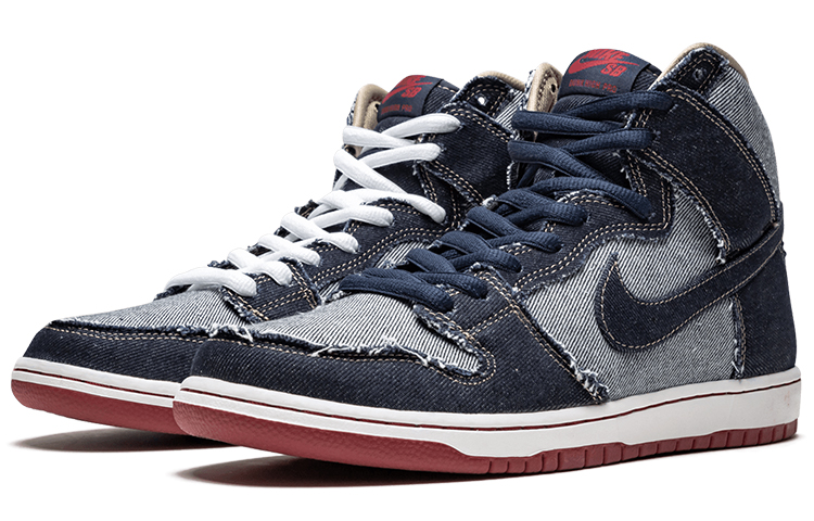 Кеды Nike Dunk SB Reese Forbes Denim OG (синие) — 午夜蓝/午夜蓝 — фото 3
