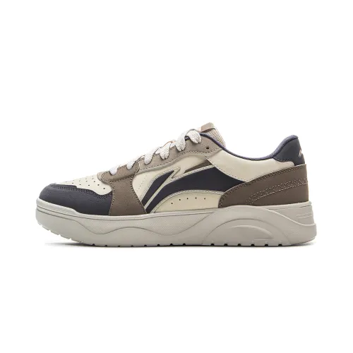 Li Ning Fresh Look Slip Resistant Cushioning Abrasion Resistant Lightweight Low top Skateboard Shoes Men's