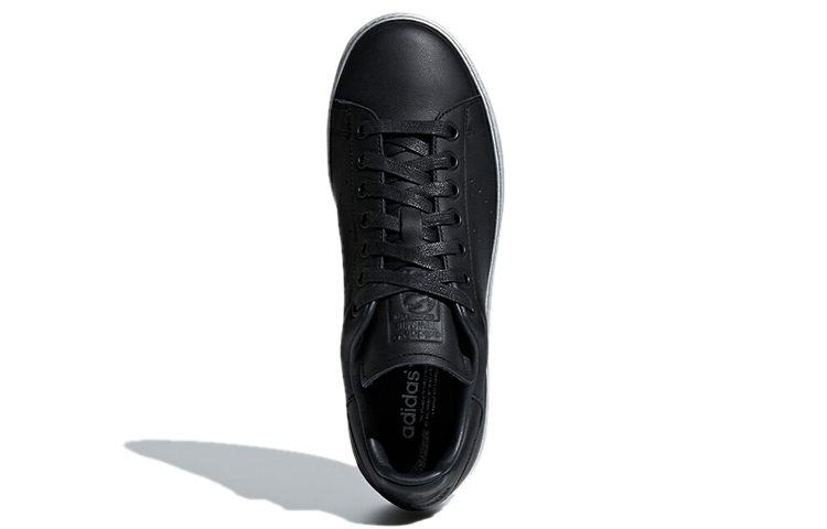 Женские кеды adidas originals STAN SMITH (черно-серые) — Чёрный / серый — фото 5
