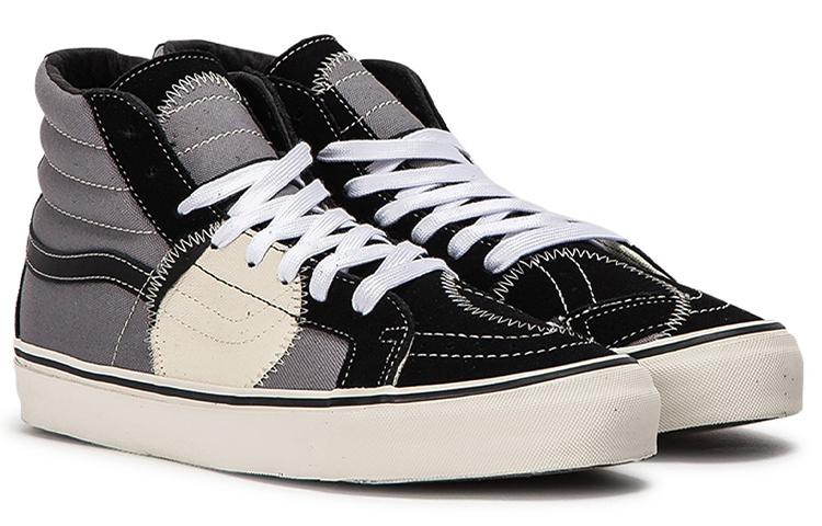 Кеды Vans SK8 Bricolage Lx (фиолетовый / черный) — Фиолетовый / чёрный — фото 3