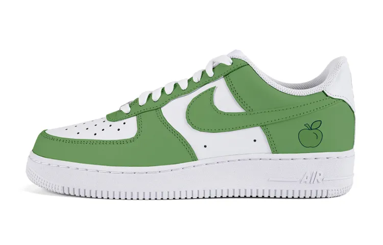 Nike Air Force 1 Air Force 1 Low top Skateboard Shoes Men's Green White