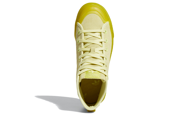 Женские кеды adidas originals NIZZA Hi Rf (зеленые) — фото 5