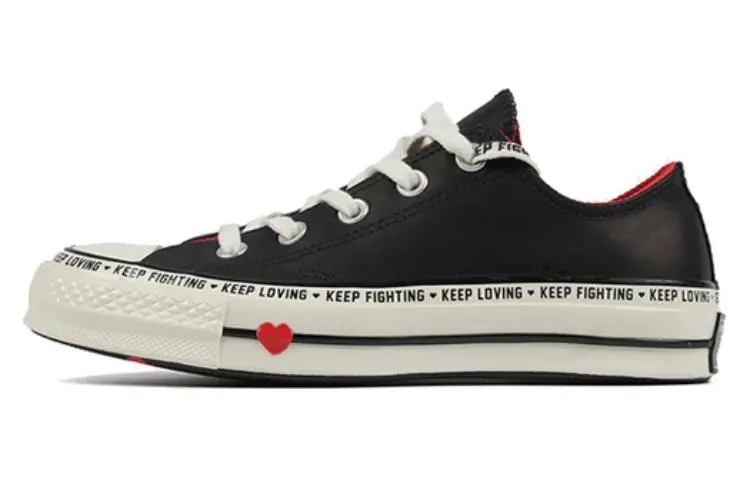 Chuck 70 Wmns Converse Low 'Love Graphic - Black' Women's