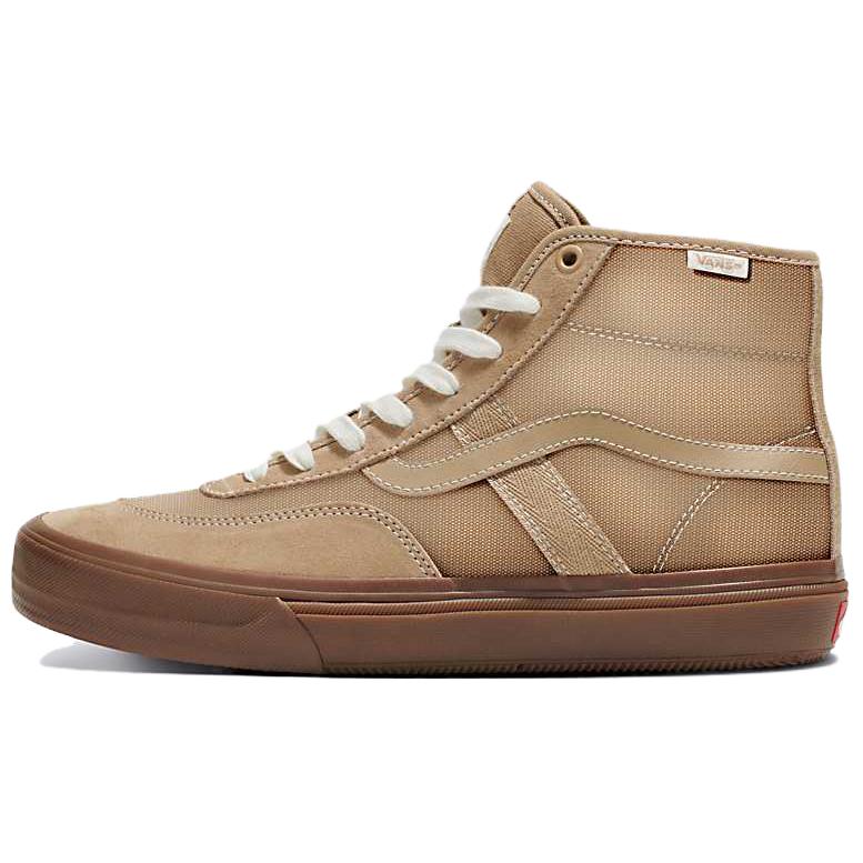 Vans Crockett High top Skateboard Shoes Unisex Khaki