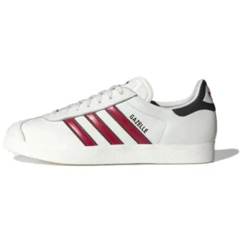 Gazelle Adidas Originals 'White Scarlet Black'