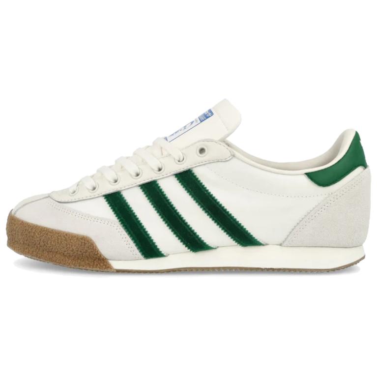 Кеды adidas SPEZIAL LG2 SPZL "Bottle Green" (бело-зеленые)