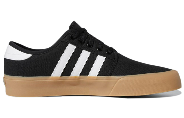 Мужские кеды adidas originals Seeley XT (черно-бело-коричневые) — Чёрный / белый / коричневый — фото 2