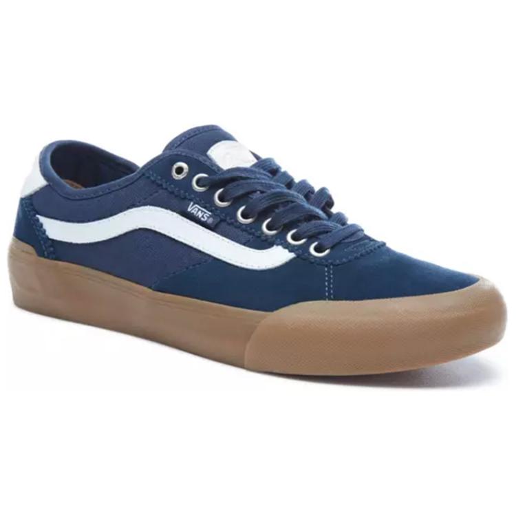 Кеды Vans Chima Pro 2 (сине-коричневые) — фото 3