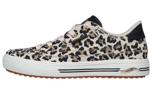 Skechers Arch Fit Skateboard Shoes Women's Low Top Black/White