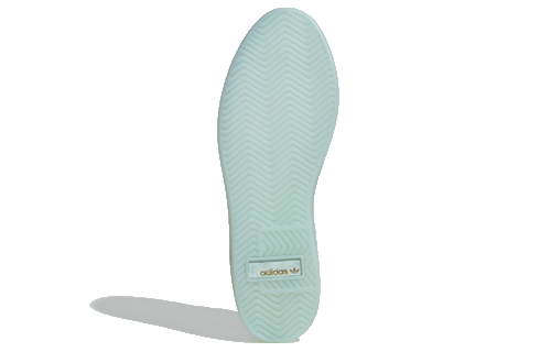 Женские кеды adidas originals Sleek (бело-зеленые) — Белый / зелёный — фото 5