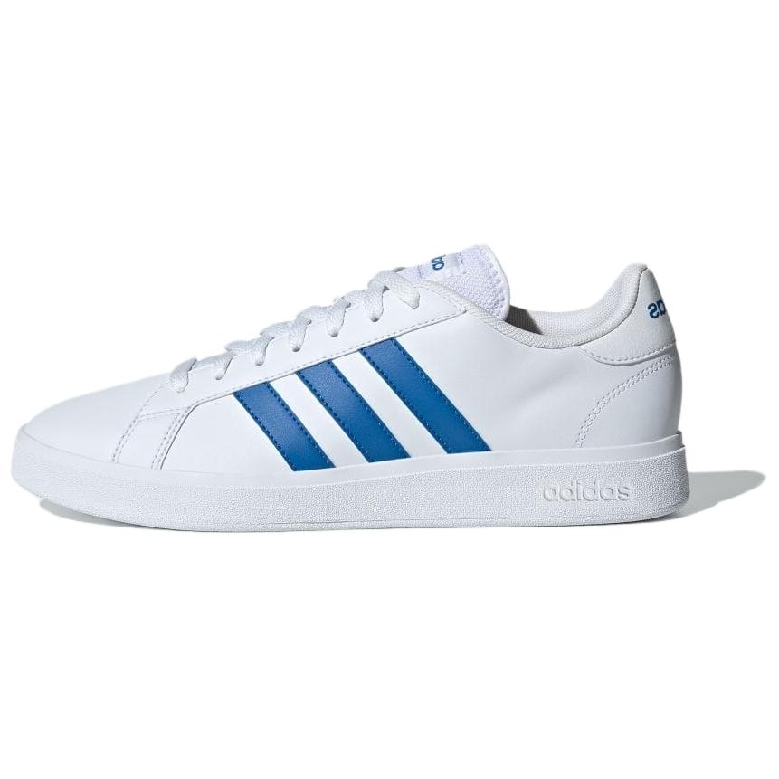 Adidas GRAND COURT Slip Resistant Abrasion Resistant Low top Skateboard Shoes Unisex White