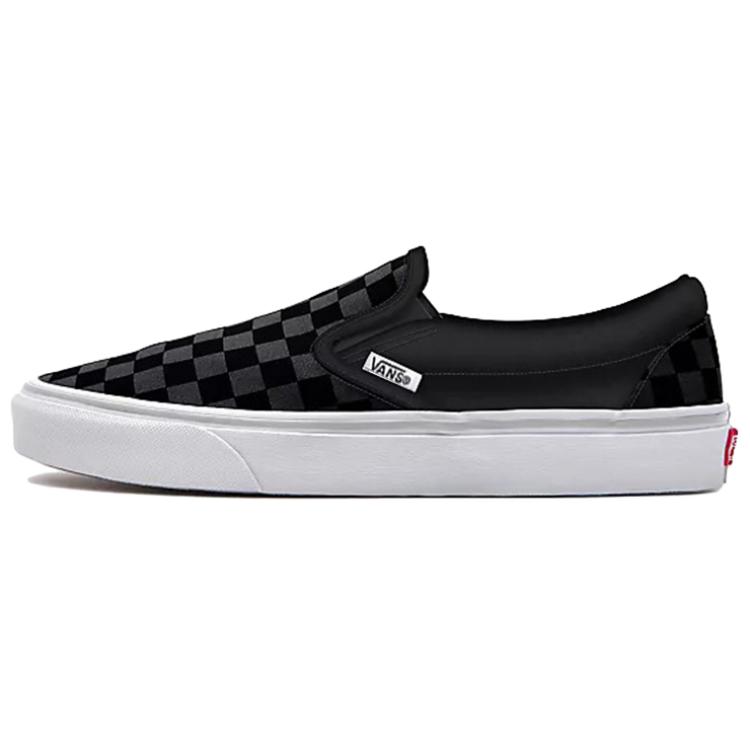 Vans Customs Checkerboard Slip on Black/Grey Blackgray