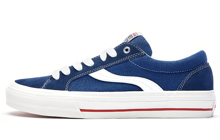 Vision Street Wear x ODDCIRKUS Astley Pro Low top Skateboard Shoes Unisex Marine Blue