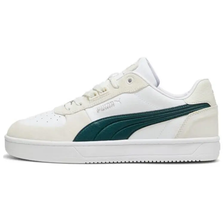 PUMA Caven Slip Resistant And Breathable Low top Skateboard Shoes Unisex Gray Green