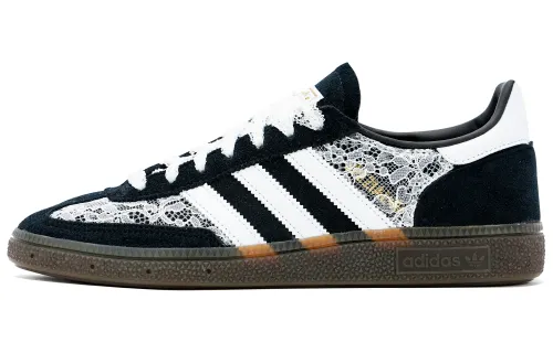 Adidas Originals HANDBALL SPEZIAL Slip Resistant Abrasion Resistant Low top Skateboard Shoes Unisex Black White