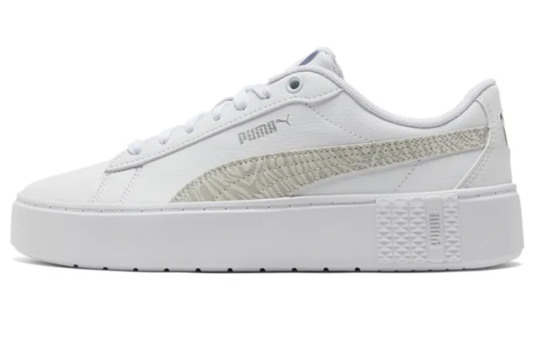 PUMA Skate Shoes 'White Gray' Women's
