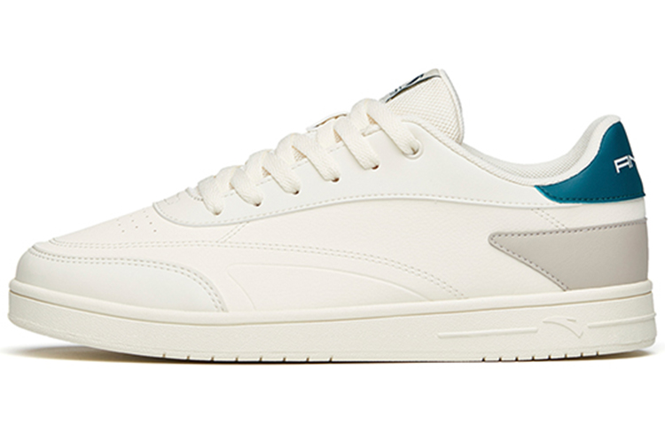 Anta Life Collection Fashion Lightweight Low top Skateboard Shoes Men's White Gray