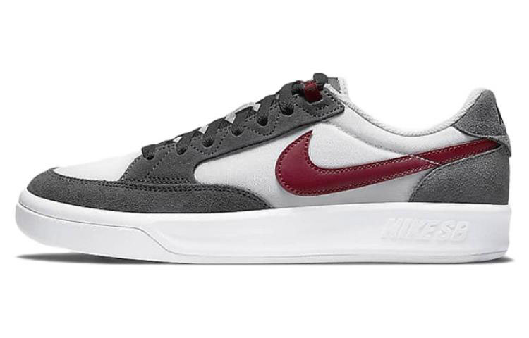 Мужские кеды Nike Nike SB Adversary prm (бело-серо-красные)