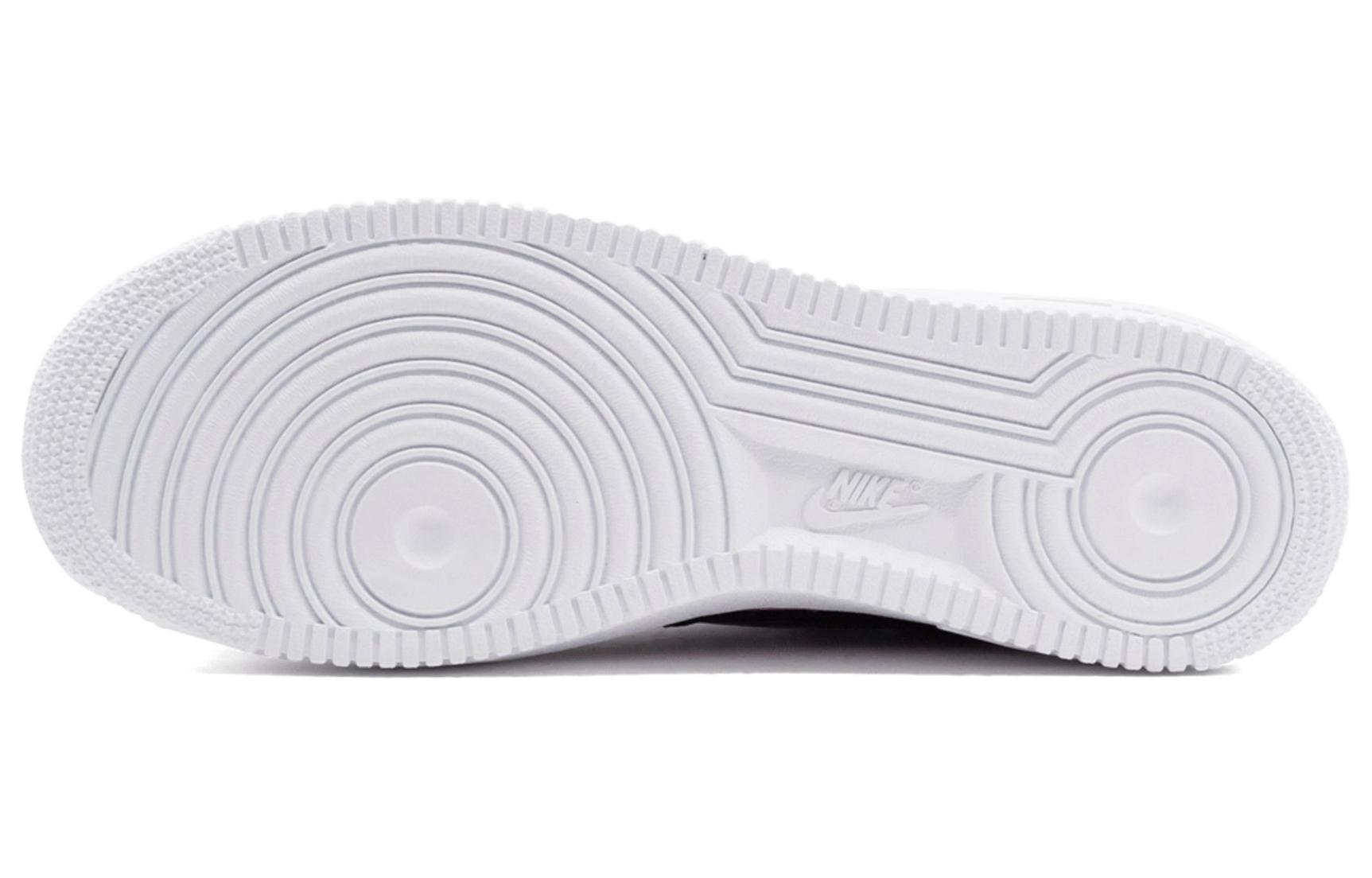 Кеды Nike Air Force 1 (черно-розовые) — Чёрный / розовый / зелёный — фото 5