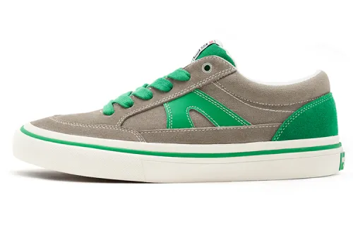 Vision Street Wear Stick Low top Skateboard Shoes Unisex Gray Green Color Block