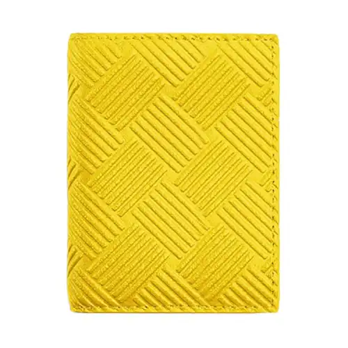 Bottega Veneta Cow Leather Wallet Men's Yellow
