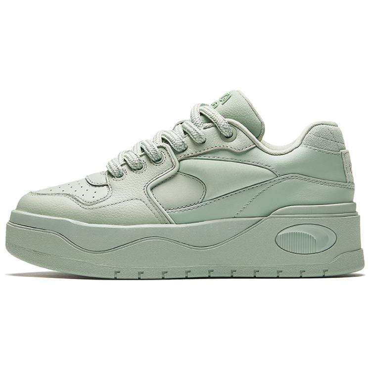 Anta 982EVO Slip Resistant, Abrasion Resistant, Support, Height Increasing Low top Skateboard Shoes Women's Green