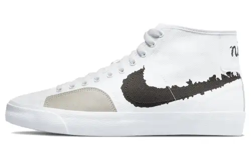 Nike Sb Blazer Court Mid Prm White Black