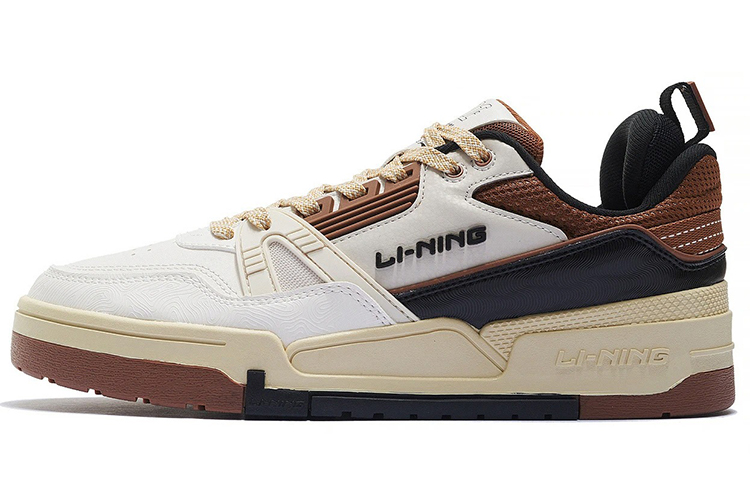 LiNing Li Ning 001 BTC 001 btc low top sneakers men's white brown