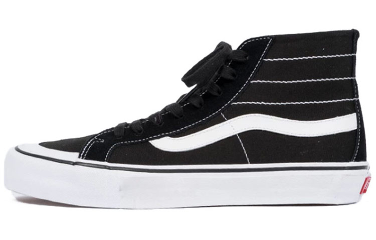 Vans SK8 classic versatile high-top sneakers for men and women, black and white