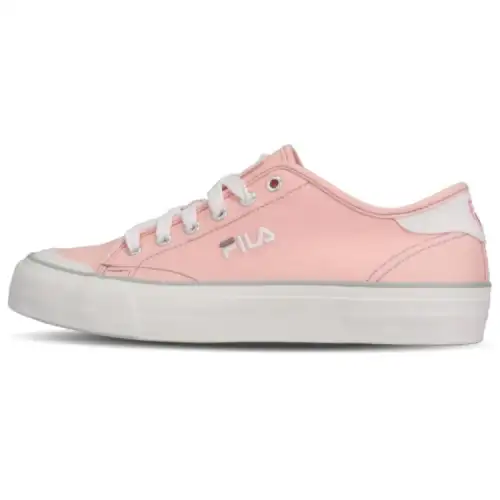 FILA Slip Resistant Cushioning Low top Skateboard Shoes Women's Pink White