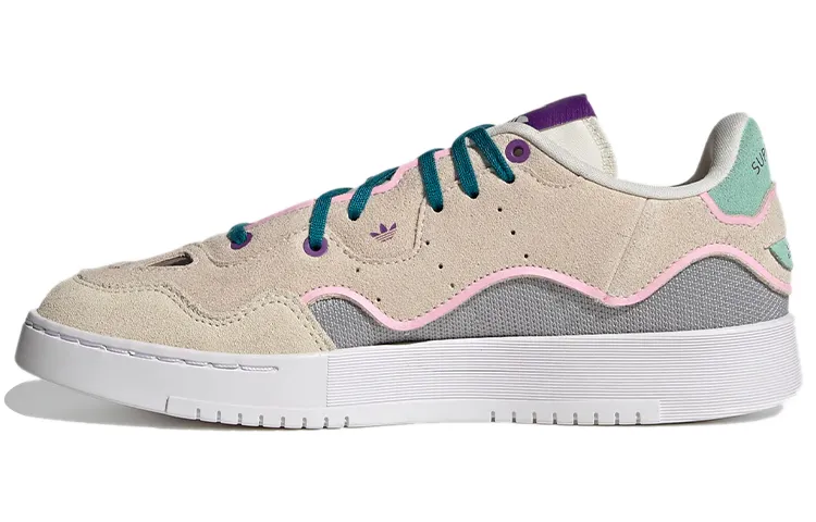 Adidas Originals Super Court XX Abrasion Resistant Low top Skateboard Shoes Women's Gray