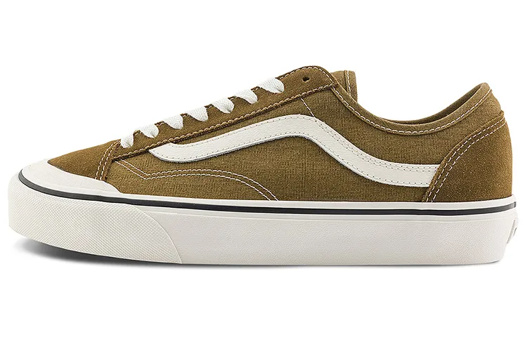 Vans Style 136 Decon VR3 SF Abrasion Resistant Low top Skateboard Shoes Unisex Khaki