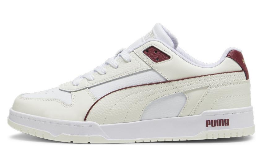PUMA RBD Game Comfortable Cushioning, Wear Resistant Low top Skateboard Shoes Unisex White