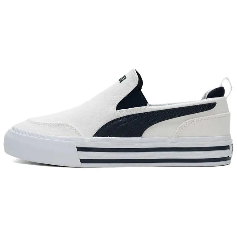 PUMA Court Classic Vulc Abrasion Resistant Low top Skateboard Shoes Unisex White