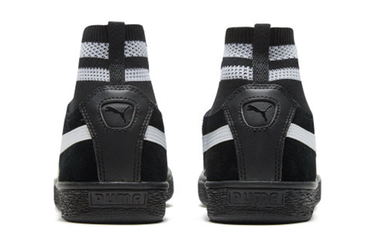 Женские кеды PUMA Suede Classic Sock II (черные) — фото 4