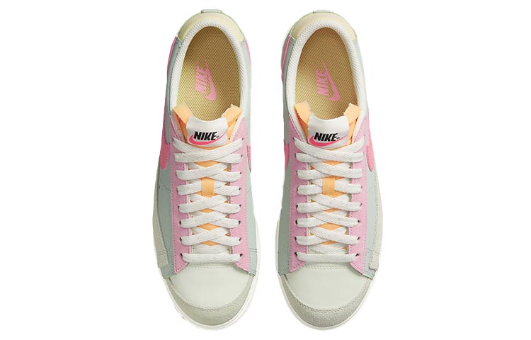 Женские кеды Nike Blazer Platform "Seafoam" (зеленый / розовый) — Зелёный / розовый — фото 4