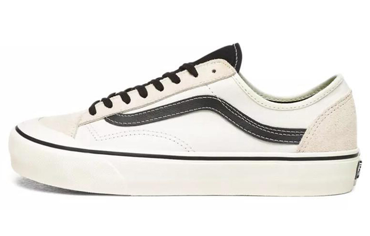 Vans Style 36 Decon Surf Lightweight and wear-resistant low-top sneakers, same style for men and women, off-white