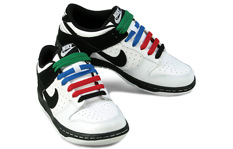 Женские кеды Nike Dunk (черно-белый) — Чёрный / белый — фото 3