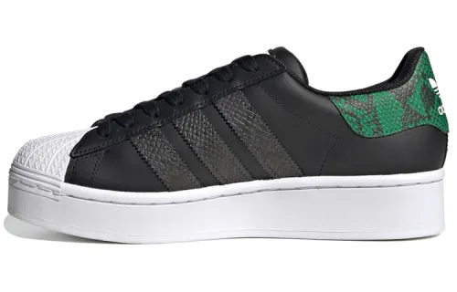 Adidas Originals Superstar Bold 'Black Green' Women's