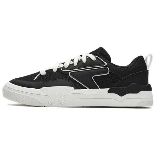 FILA FUSION MAN UAL Skateboarding Low top Skateboard Shoes Men's Black White