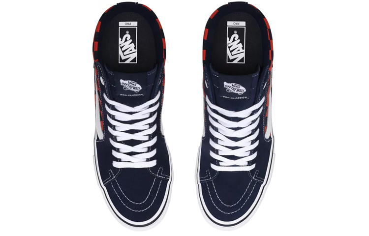 Кеды Vans SK8 Pro (сине-красные) — Синий / красный — фото 3