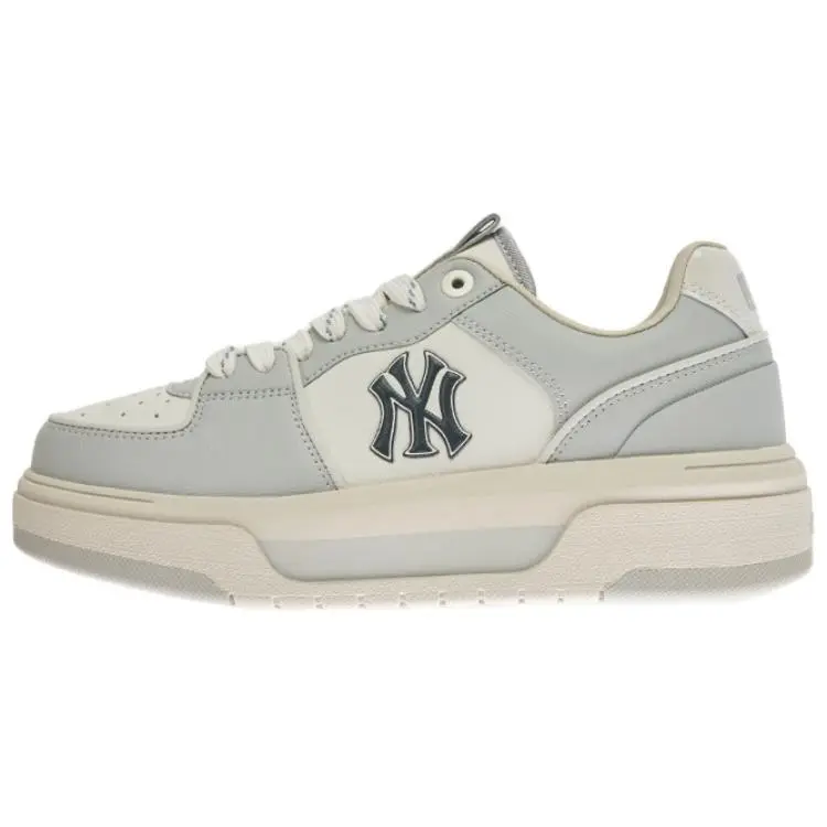 MLB Chunky Liner 24SS Synthetic Leather Low top Skateboard Shoes Unisex Gray