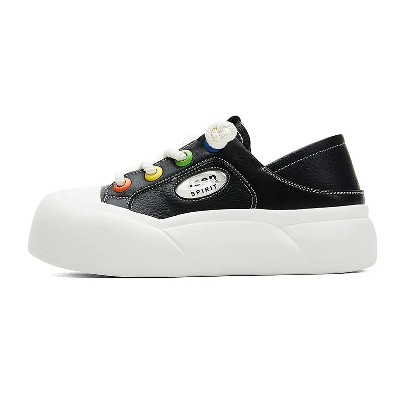 JEEP SPIRIT Low top Skateboard Shoes Women's Beige Black