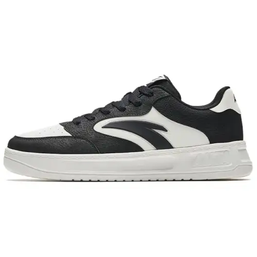 Anta Low top Skateboard Shoes Men's Black White