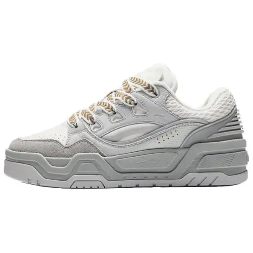 Anta Light Sugar 2 Height Increasing Lightweight Low top Skateboard Shoes Women's White Gray