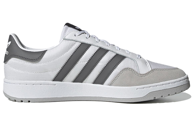 Кеды adidas originals Team Court (бело-серые) — фото 2