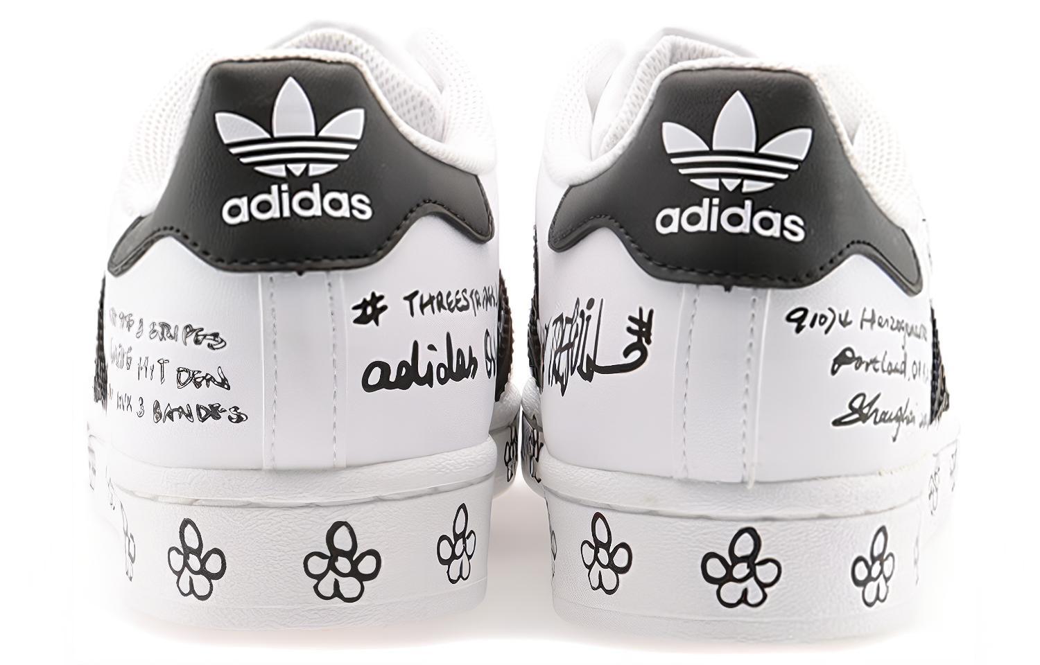 Кроссовки adidas originals SUPERSTAR (черно-белые) — фото 5