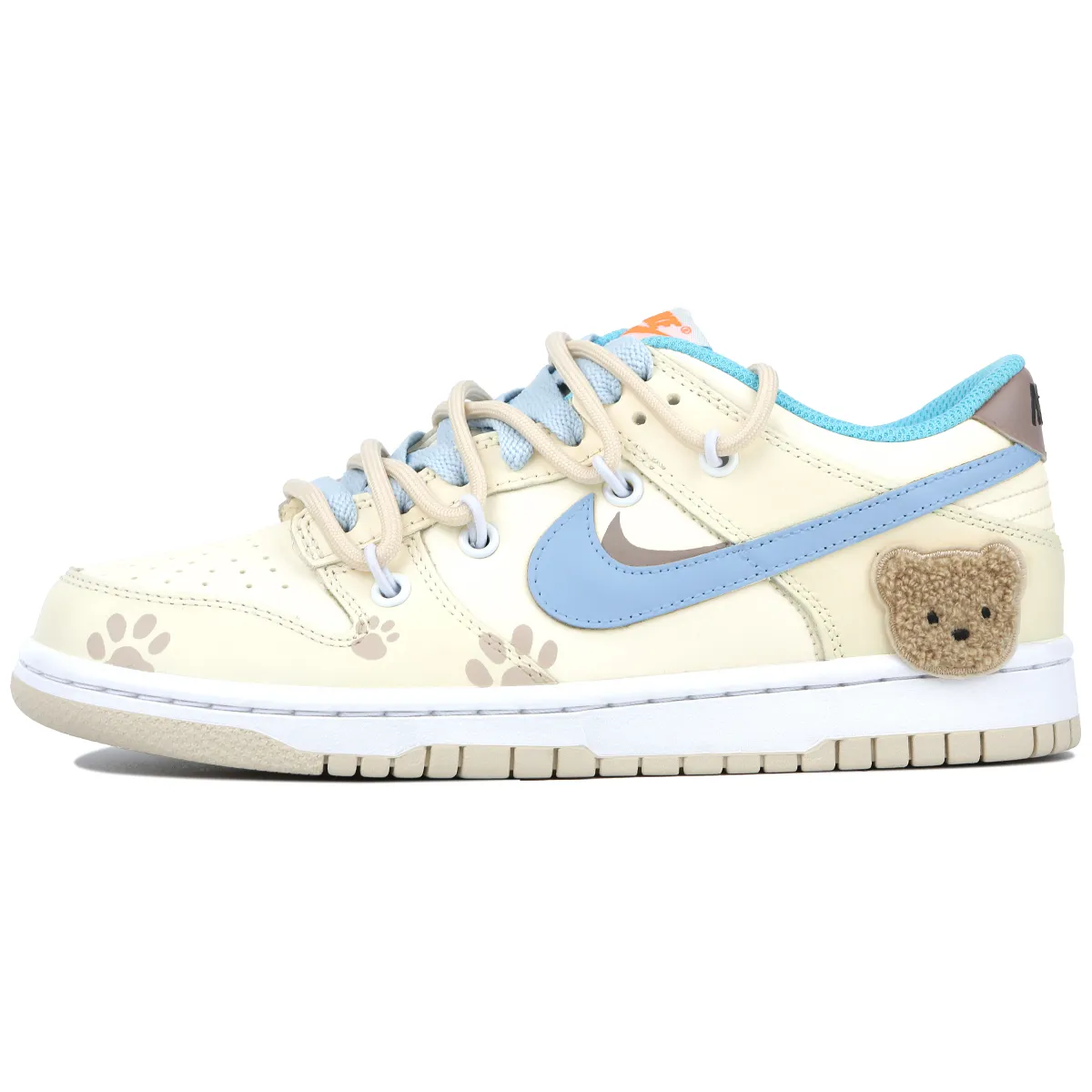 Nike Dunk Low Bear Pudding Slip Resistant Abrasion Resistant Slip Resistant Abrasion Resistant Low top Skateboard Shoes